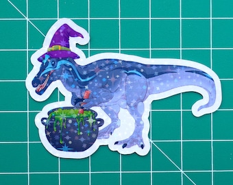 Halloween Baryonyx - Witch potion - Dinosaur Sticker