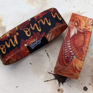 Dinosaur Wristband - Velociraptor - Go your own way - Elastic