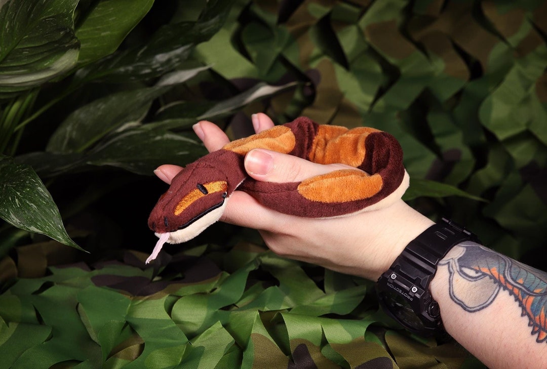 Ballpython - Pocketpets - Beanie Plush - Artist Made - Unique - Reptile ...
