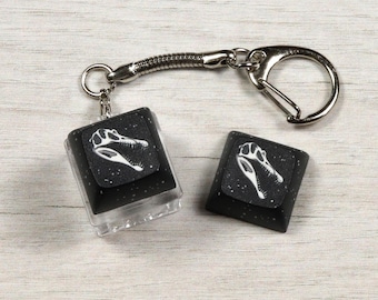 Dinosaur Keycap - Spinosaurus Skull - Clicky Keychain - Fidget toy - Excavation Paleontology