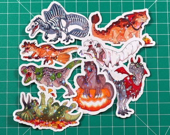 SET Halloween Dinosaurs - Stickers