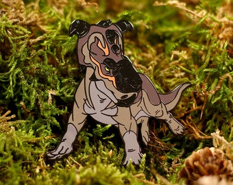 Pachyrhinosaurus Ativo - Metal Pin - Dinosaur - The Devils Demons