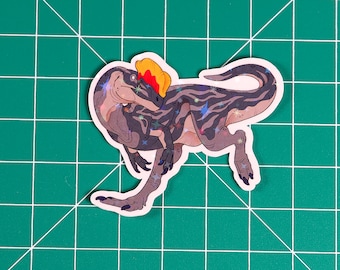 Dilophosaurus  I  Dinosaur Sticker  I  Vinyl Sticker