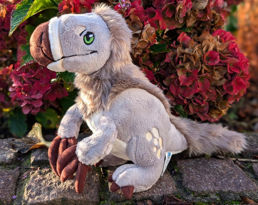 Theca the Therizinosaurus - Dinosaur Plush Toy - Etsy, image size:1080x857