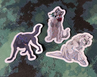 Wolf stickers - Tainted Hearts wolves