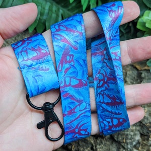 Blue Dinosaurs - Lanyard - Schlüsselband