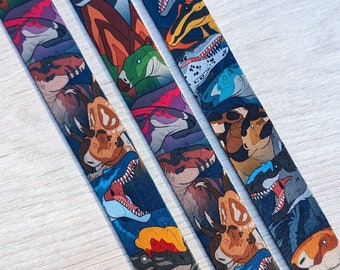 Dinosaur buckle lanyard