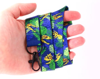 Dinosaur Summer Skulls - Lanyard - Schlüsselband