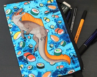 Sushi Spinosaurus - Pencil Case - Storage bag