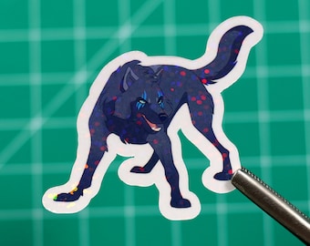 Wolf Sticker - Lukela - Tainted Hearts