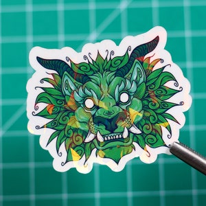FooDog - Sticker - Fatto a mano - Aufkleber - Sparkly