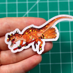 Halloween Dilophosaurus - Dinosaur Sticker