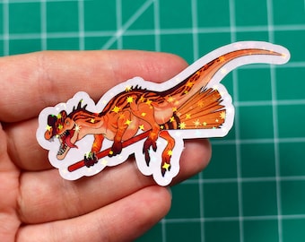 Halloween Dilophosaurus - Dinosaur Sticker