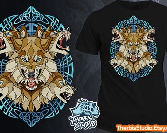 Nordic Wolf - Tshirt - 5 color variants