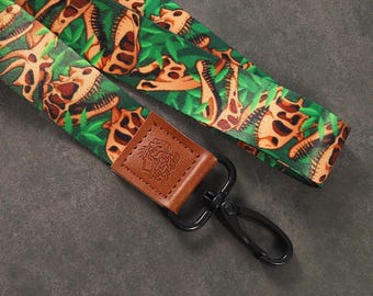 Prehistoric Skulls - Lanyard Dinosaur