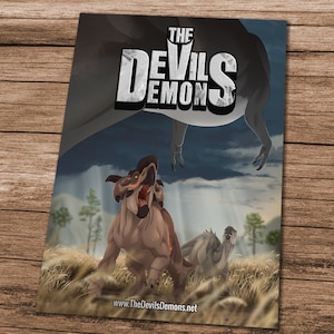 A4 photo print - The Devils Demons comic cover