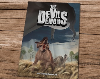 A4 photo print - The Devils Demons comic cover