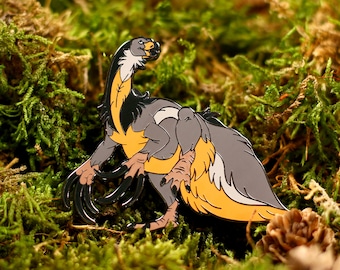 Therizinosaurus - Metal Pin - Dinosaur