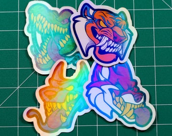 Holo Sticker - Neon Animal Gang