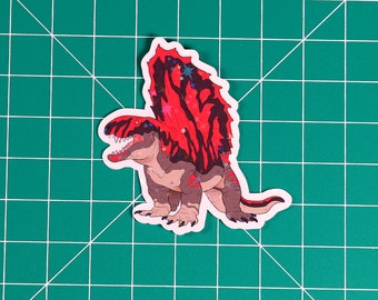 Dimetrodon  I  Dinosaur Sticker  I  Vinyl Sticker