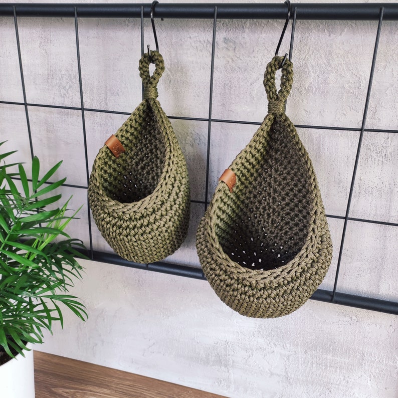Wall Hanging Basket Vegetable Storage Hanging Basket Hanging Etsy