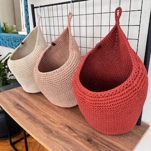 Big Wall Hanging Basket, Vegetable Storage Basket, Bathroom Hanging Basket, Hanging Planter Basket, Hanging Fruit Basket, Colorful Basket