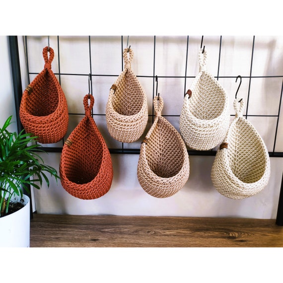 Wall Hanging Basket Vegetable Storage Hanging Basket Hanging Etsy