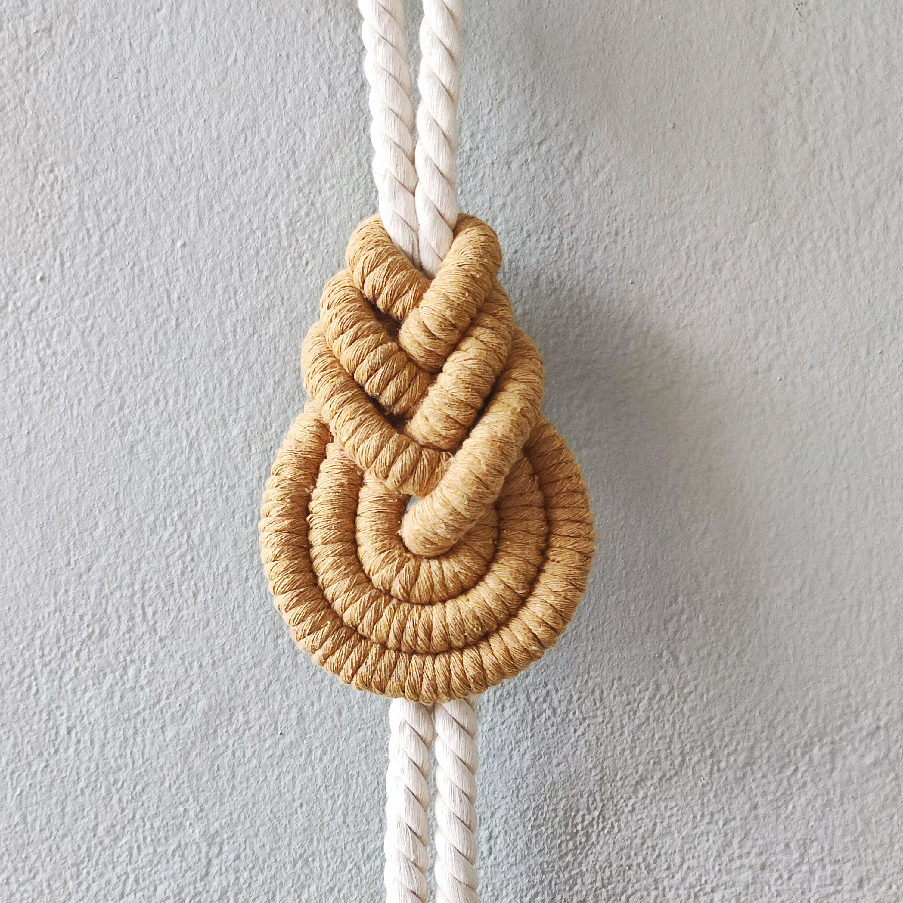 Macrame Pipa Knot Wall Hanging Mural Art Wall Decoration Etsy