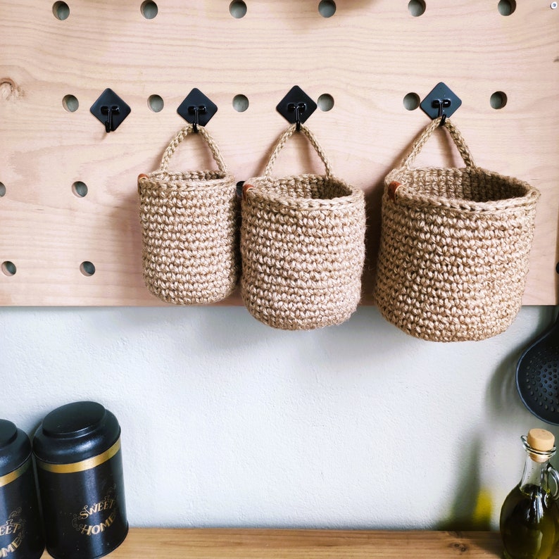 Hanging Wall Baskets Vegetable Baskets Hanging Fruit Etsy