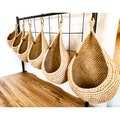 Jute Hanging Basket: Rustic Farmhouse Wall Decor
