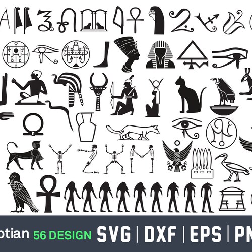 Egyptian SVG Egypt Svg Egypt Silhouette SVG Cut Files - Etsy