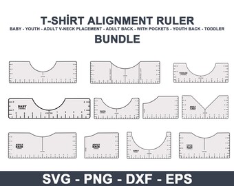 t shirt alignment tool svg printable tshirt ruler svg tshirt etsy