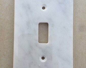 1 Gang Decorative Light Switch Wall Plate White Marble Black Texture Switch Plate Cover 1 Gang Decorative Light Switch Wall Plate White Marble Black Texture Switch Plate Cover