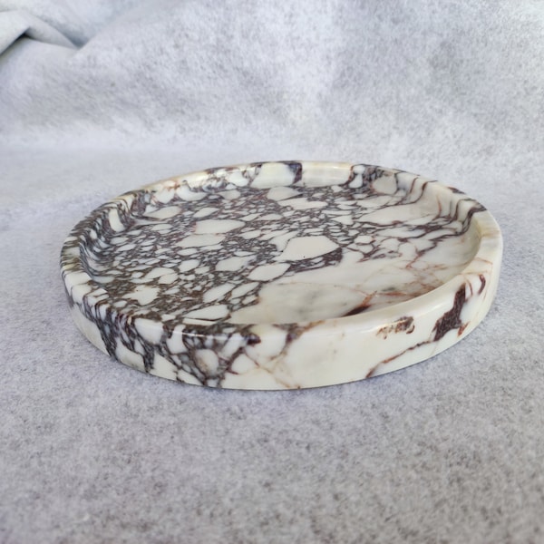 VIOLA MARBLE Circular Tray (18cm.)