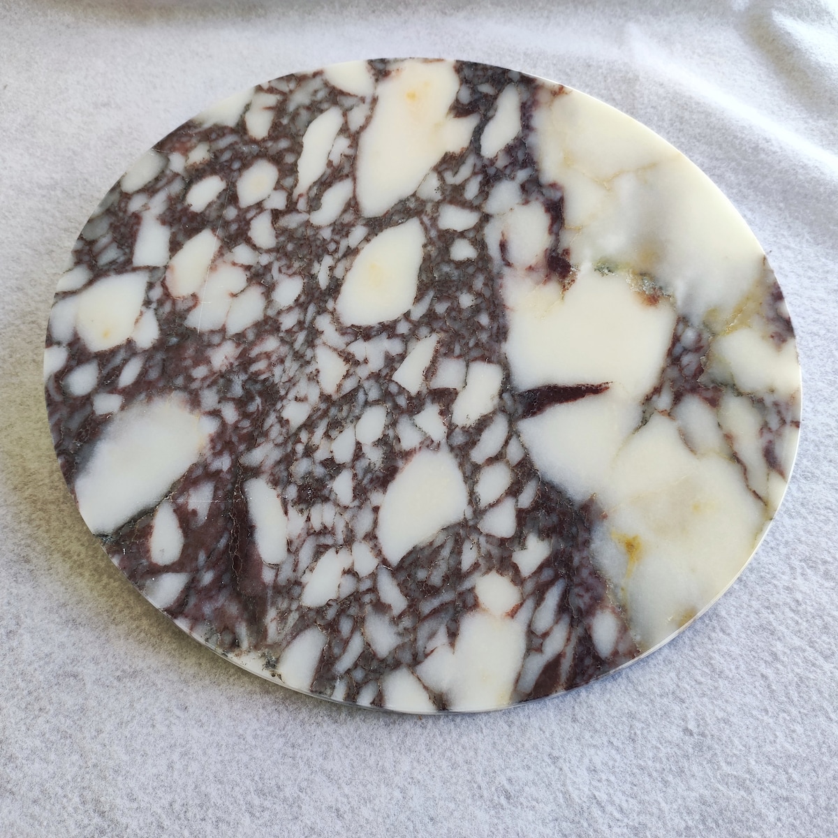 VIOLA MARBLE Circular FLAT Tray 28.5cm. - Etsy