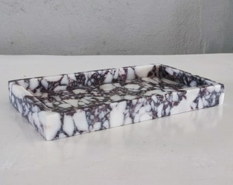 VIOLA Marble Rectangle Tray