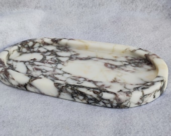Plateau rectangulaire en marbre alto oblong (25 x 13 x 2 cm)