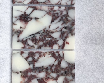 Marble Light Switch BLANK , VIOLA  Marble