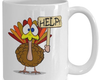 15-Ounce 3dRose mug_60019_2 Happy Thanksgiving Turkey Ceramic Mug 15-Ounce 3dRose mug_60019_2 Happy Thanksgiving Turkey Ceramic Mug
