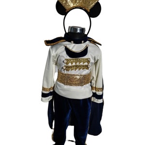 Elegant, Mickey King Costume, Mickey King Outfit, Mickey King Blue Look, Mickey King Blue Style, Mickey Mouse King, For Babies, Halloween image 2
