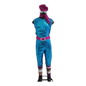 Barbie Costume for Girls with Scarf, Belt & Hair Tie | Metallic Stretch Outfit Perfect for Halloween and Themed Parties