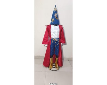 Beautiful Mickey Mouse Wizard Costume, Mickey Wizard Outfit, Mickey Mouse Wizard Look, Mickey Mouse Wizard Style, For Little Kids, Halloween