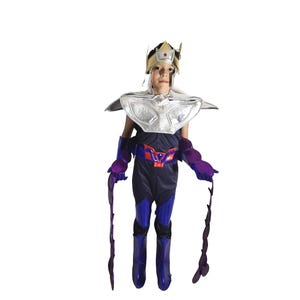 Saint Seiya Phoenix Ikki Costume for Kids | Includes Helmet, Chest Plate, Gloves & More | Perfect for Halloween and Cosplay