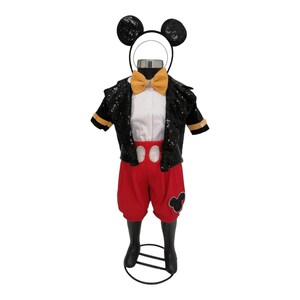 Halloween-Inspired Mickey Mouse Elegant Attire: Stylish Fun for Kids, Boys, Girls, Babies, Mickey Mouse Elegant Fashion Creepy-Chic Styles