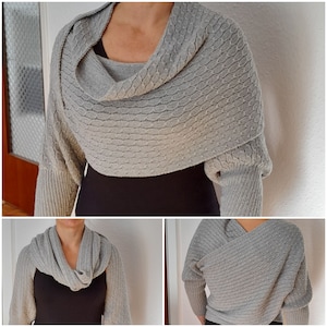 PDF only in German - Knitting instructions for the sleeve scarf &quot;my Lovely&quot; - PDF only in German