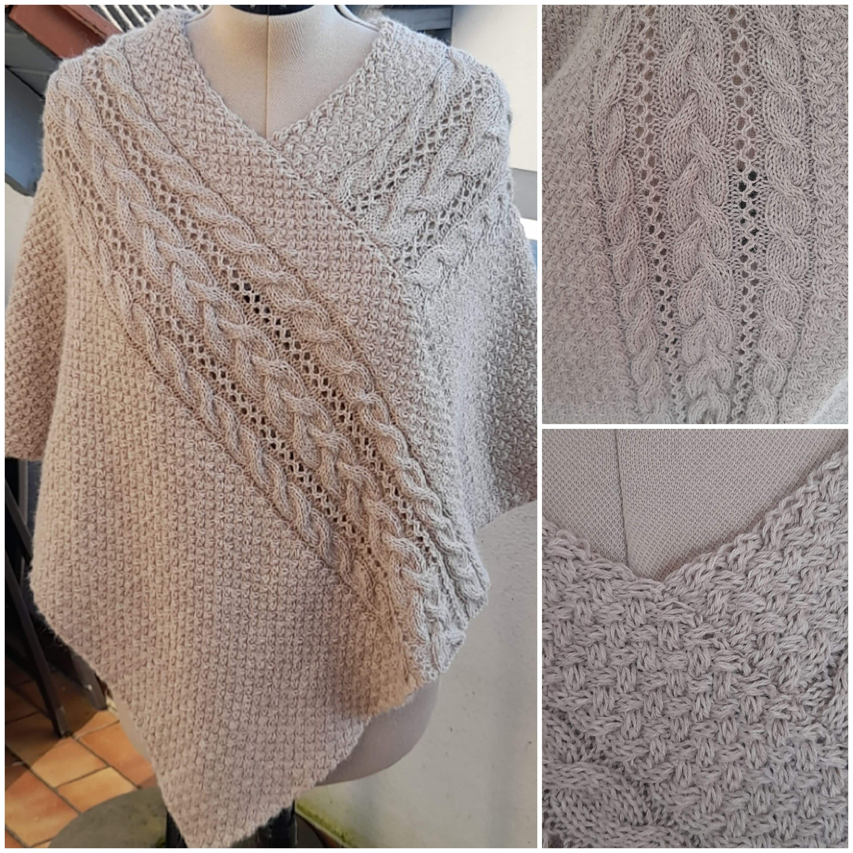 Poncho stricken anleitung Österreich