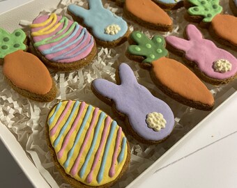 easter dog cookies