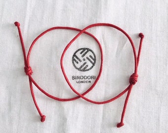 2 X Handmade Kabbalah Red String Adjustable Bracelet LUCKY SUCCESS PROTECTION - 2
