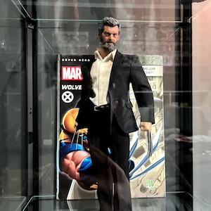 Old Logan Black Suit Costum Fit 12-inch Male Soldier Action Figure Body