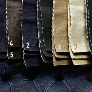 Heavy Denim By the Half Yard,Heavy Blue Denim Fabric,Washed dark denim Fabric,Cotton Denim,Jean Fabric,Apparel Fabric,Sewing,denim supplier